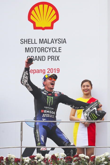 Viñales, ganador en el GP de Malasia.