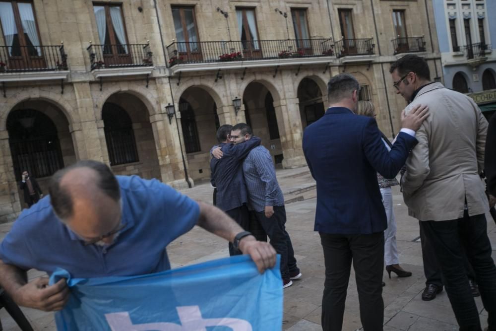 Pleno de elección de Alfredo Canteli