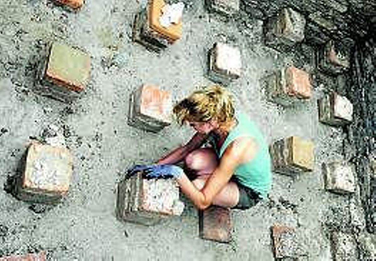 Las excavaciones han desenterrado la cocina de la «domus» con horno y lareira
