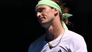 Zverev, en el Open de Australia