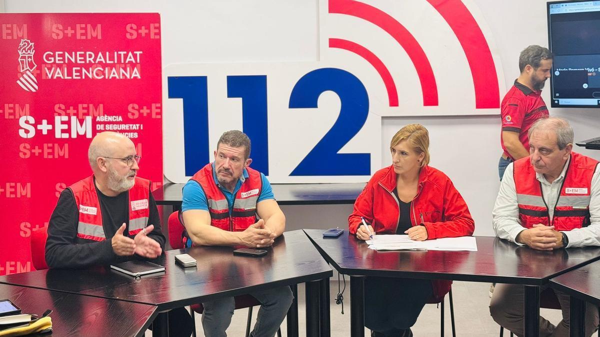 Emilio Argüeso, en el Cecopi, junto a Salomé Pradas.