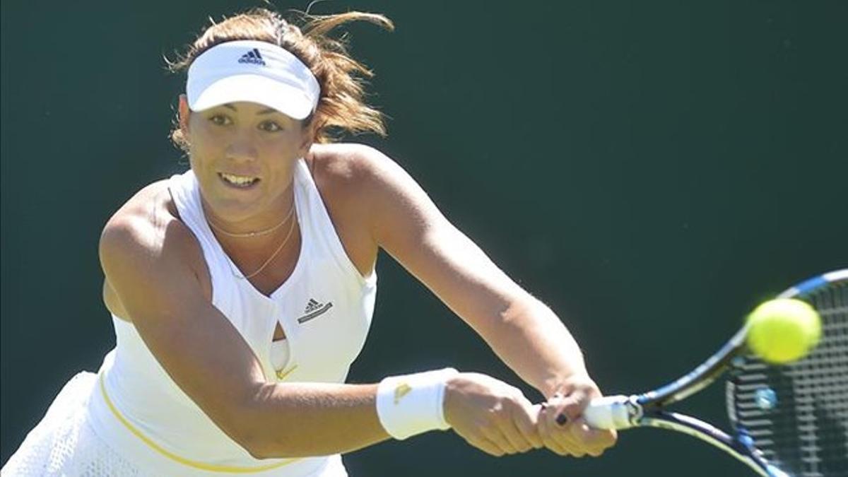 Muguruza pasó a la segunda ronda