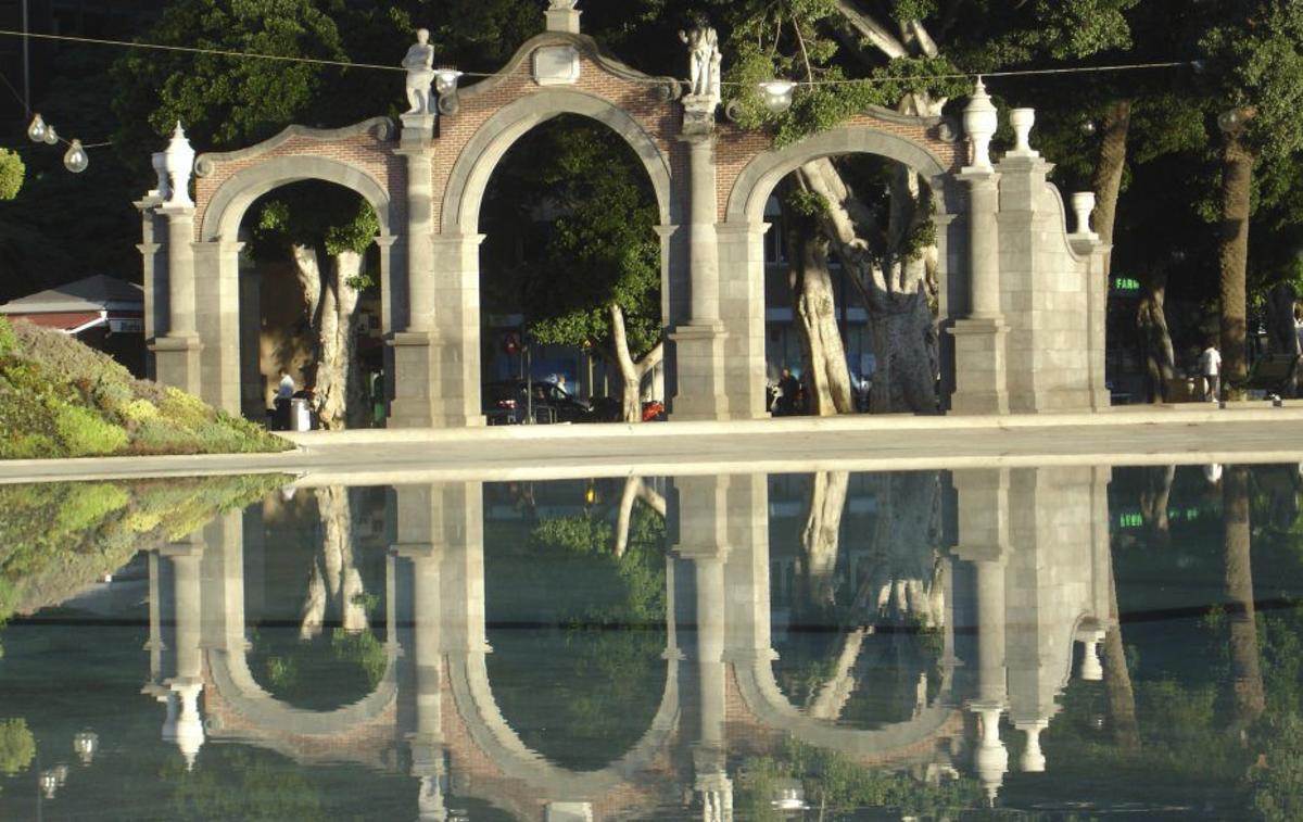 La entrada de La Alameda, en la actualidad.