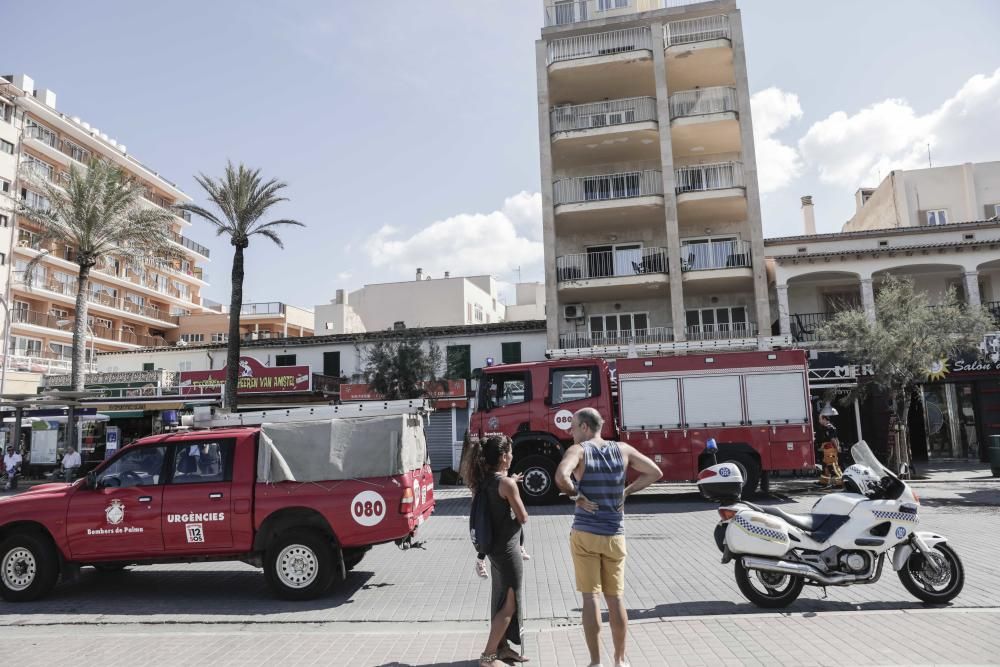 Incendio en el Arenal