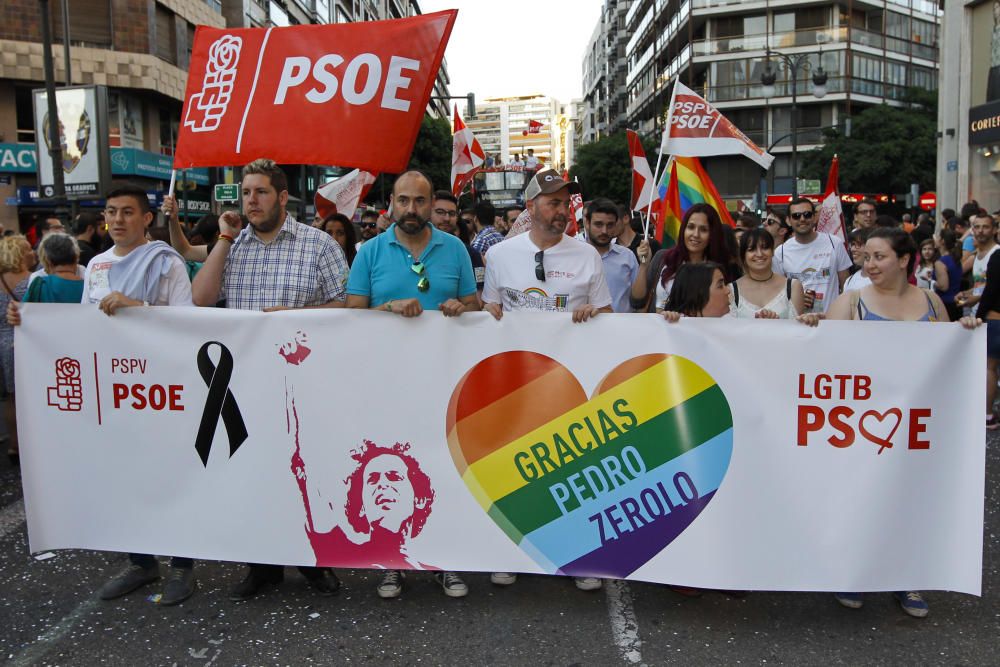 Manifestación del Orgullo LGTBi en Valencia