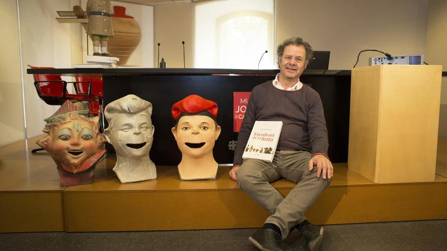 L&#039;autor Manel Güell, al Museu del Joguet