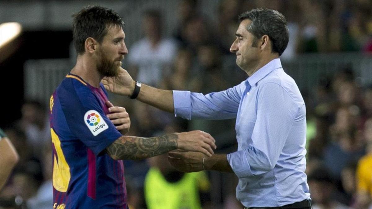 Messi y Valverde mantienen una relación cordial y profesional