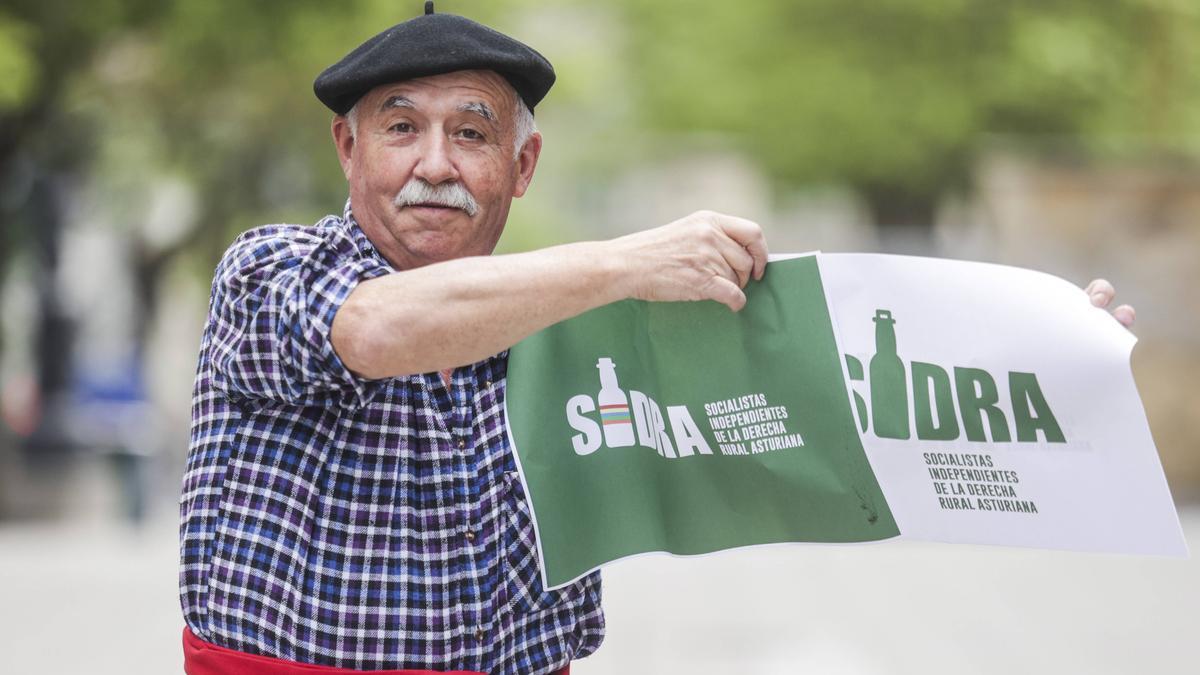 La campaña de SIDRA, el falso partido del monologuista Chema Fosagra: "Defender les cuestiones que dixisti en to programa sin metete coles otres"