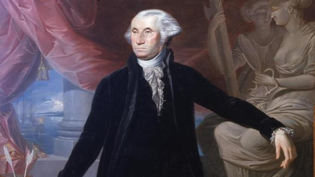 ‘Retrat de George Washington’ (1796), de Joseph Perovani. 1796
