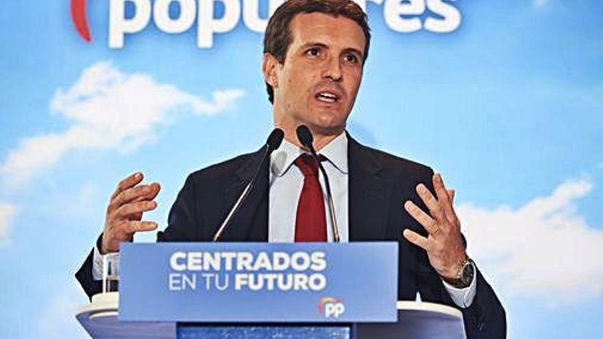 Casado va exigir al PSOE que obligui Eguiguren a demanar perdó.