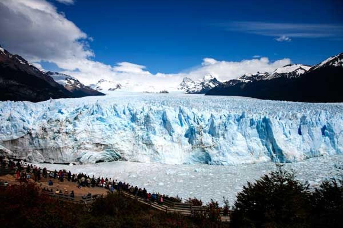 Glaciar Perito Moreno en Argentina.