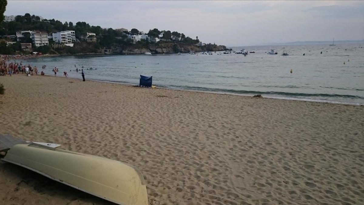 La playa de Roses, en Girona.