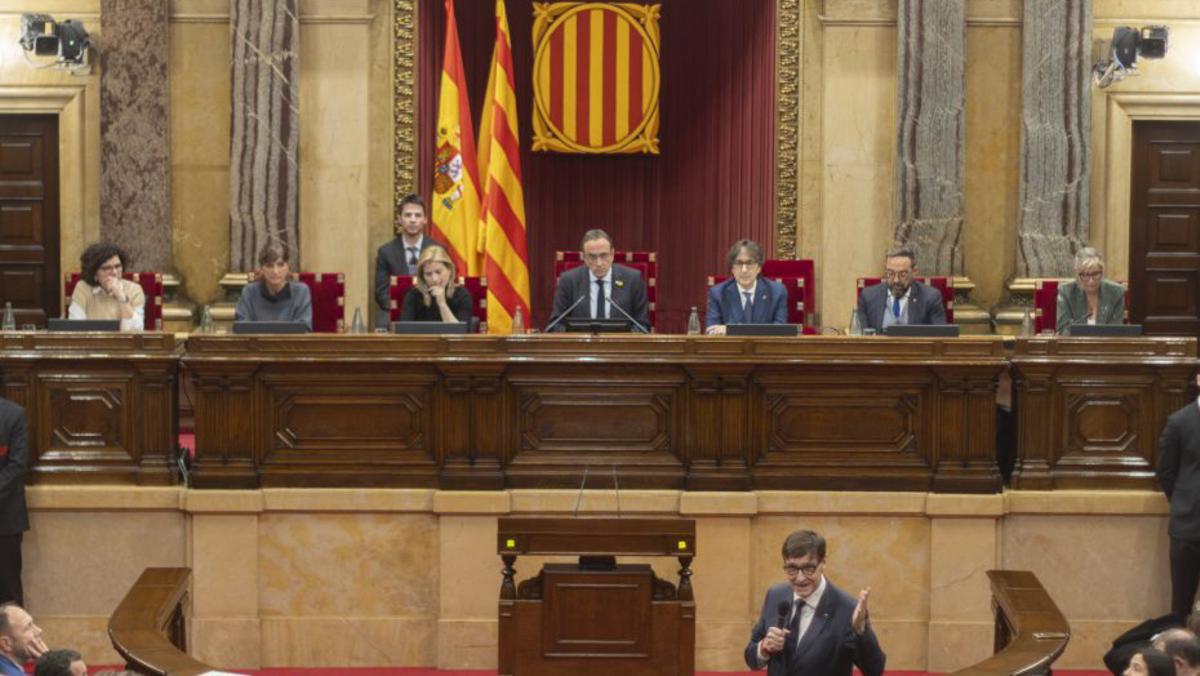 L’hemicicle del Parlament.