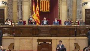 L’hemicicle del Parlament.