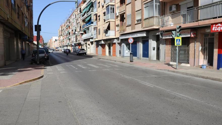 Zona de Camí Reial que será reurbanizada.