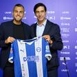 Joan Jordán, en la presentación con el Alavés