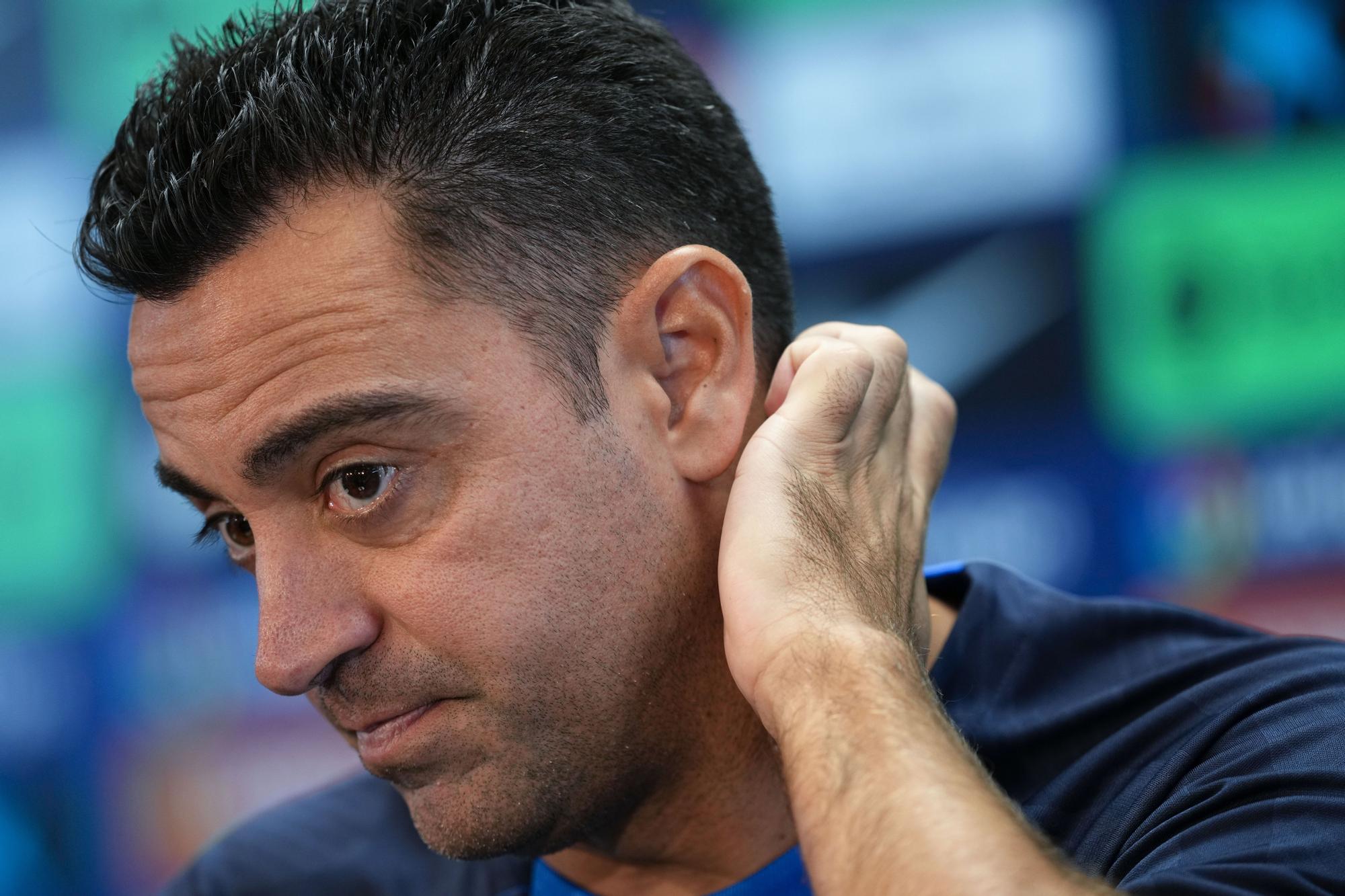 Rueda de prensa de Xavi Hernández