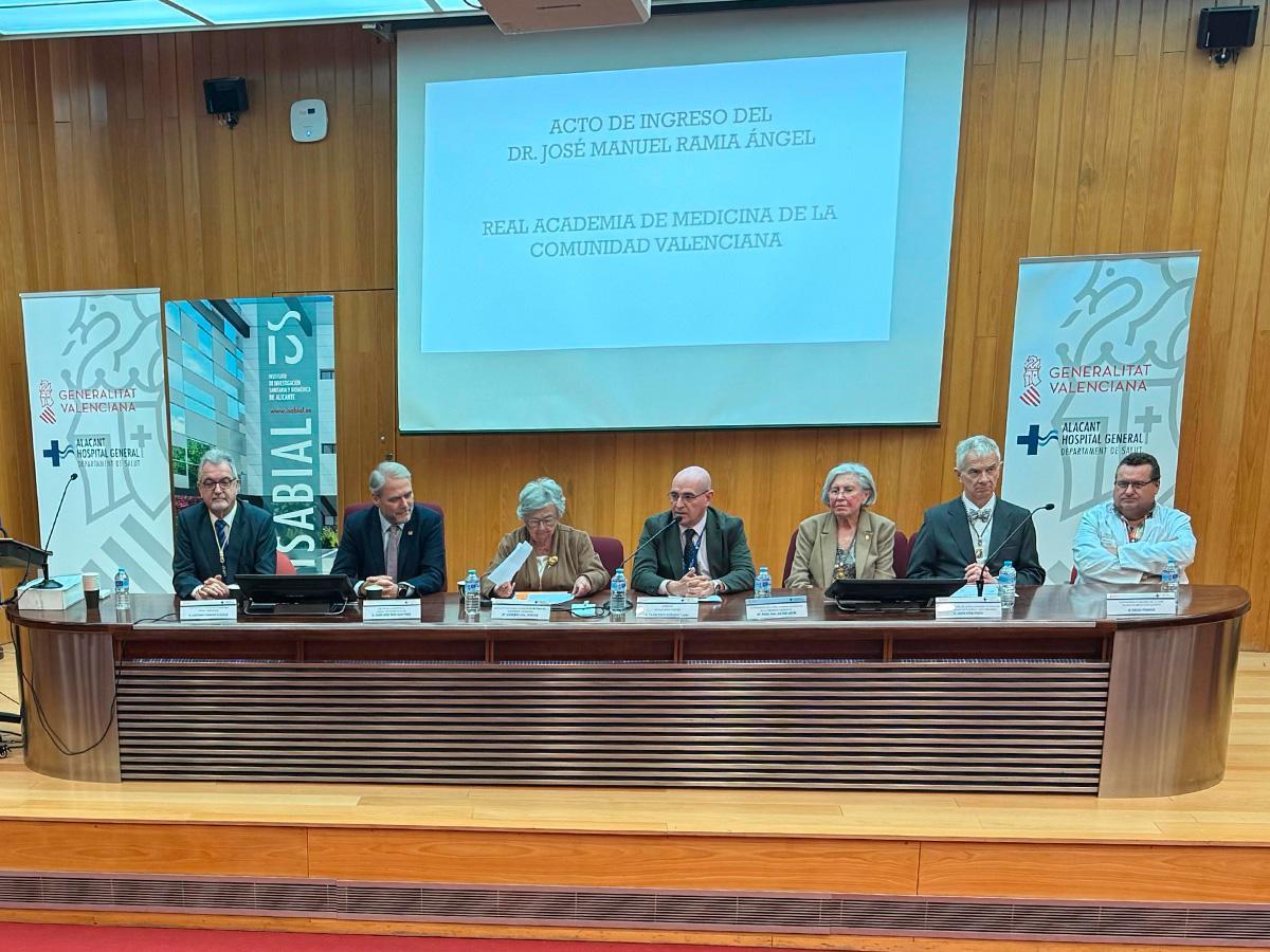 Acto de ingreso del doctor en la Real Academia de Medicina de la Comunidad Valenciana