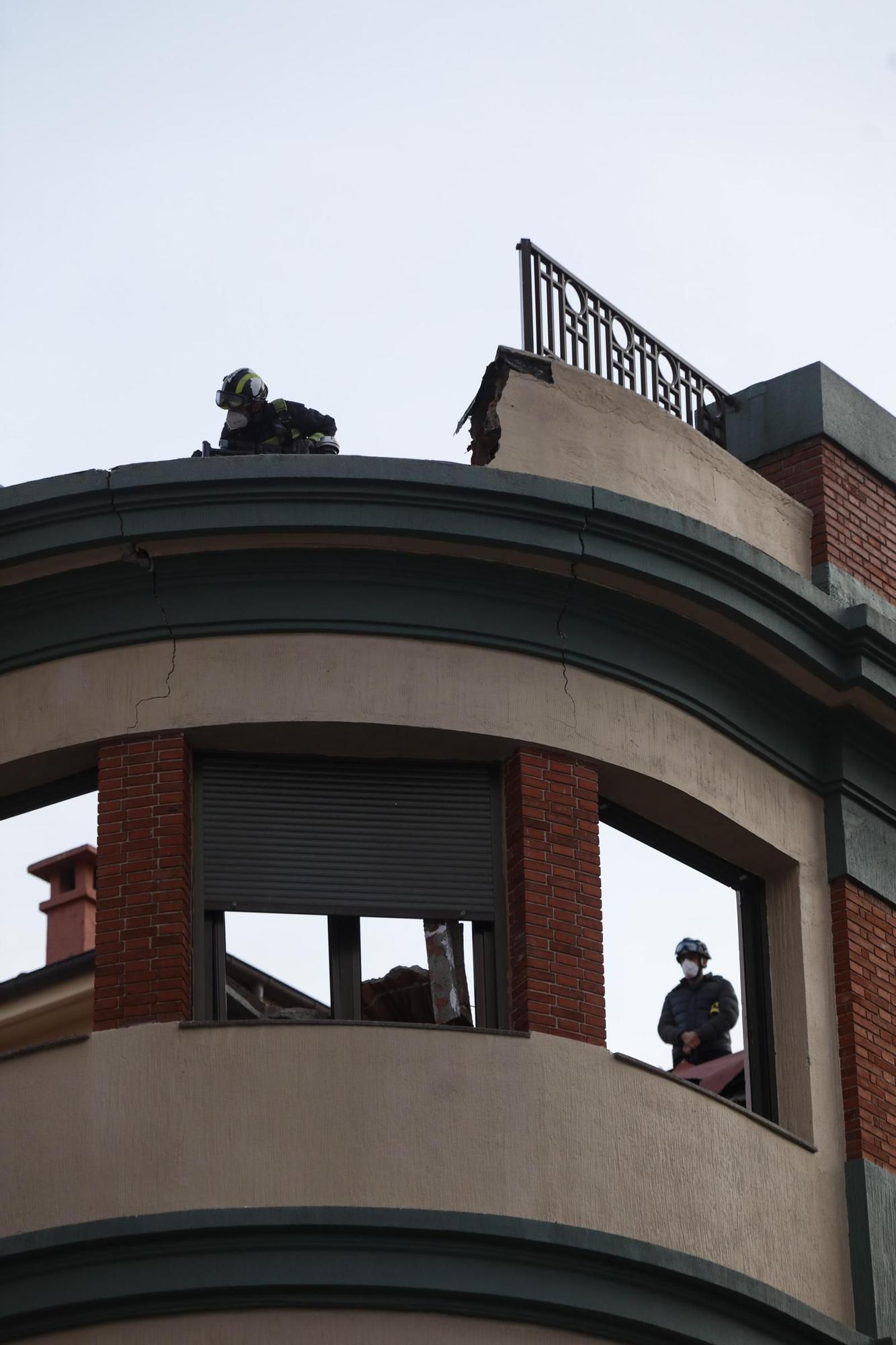 Intervención de urgencia en el colegio San Vicente por riesgo de derrumbes