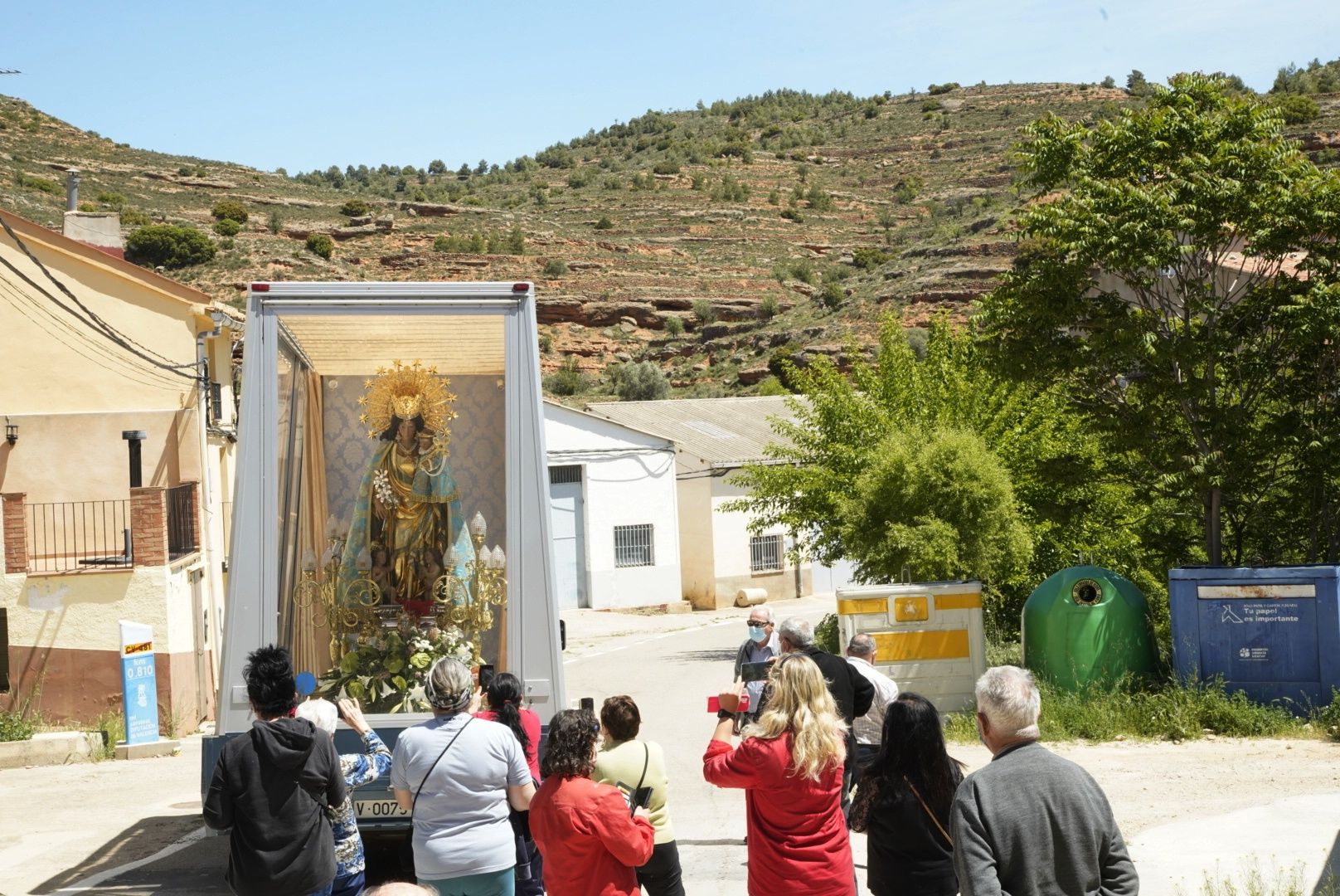 La Virgen de los Desamparados visita el Rincón de Ademuz