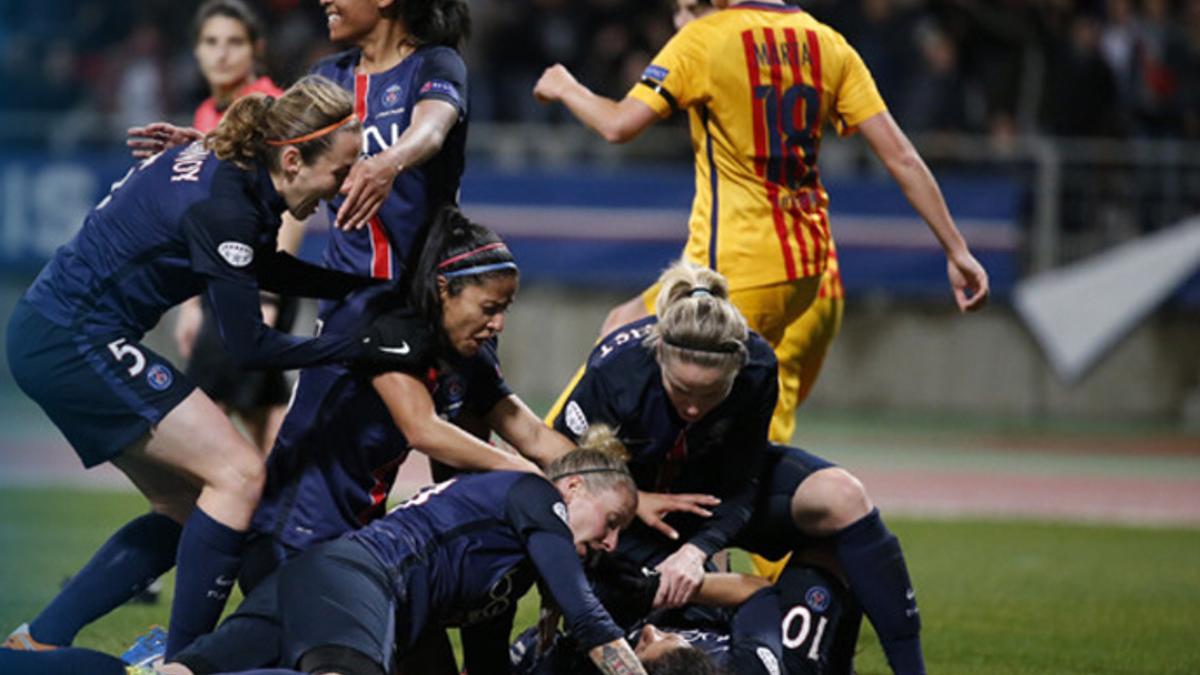 El Barça femenino no pudo completar lo que se iba acercando a una noche romántica en París