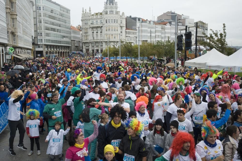 Más de 9.000 personas participan en la sexta Carrera ENKI en A Coruña.