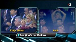Imatges de Shakira a la Copa del Rei.