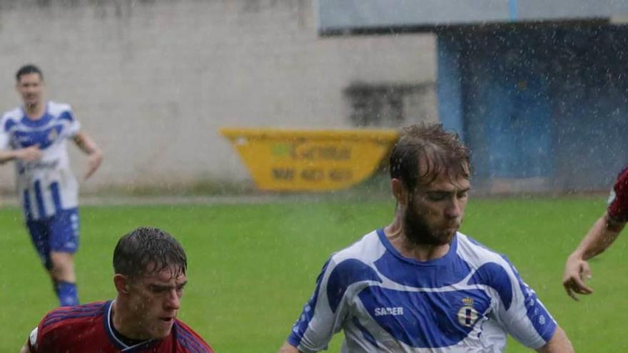 Imanol, en el partido contra el Praviano.