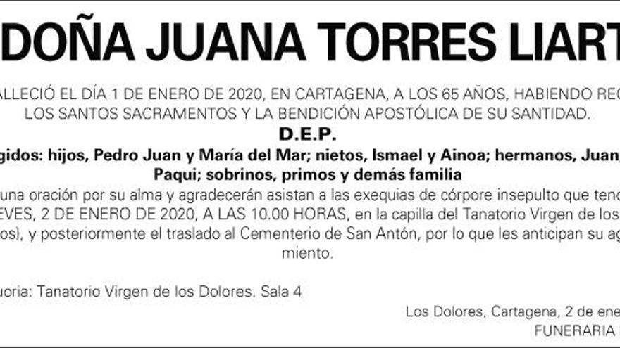 Dª Juana Torres Liarte