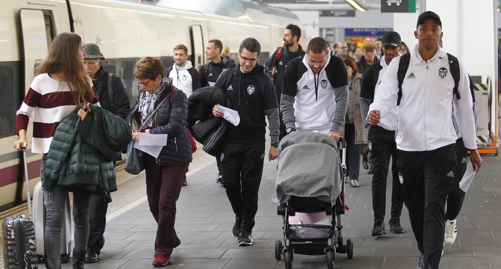 Desplazamiento del Valencia CF a Leganés