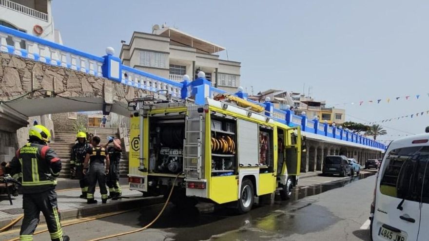 Incendio en un restaurante en Arguineguín