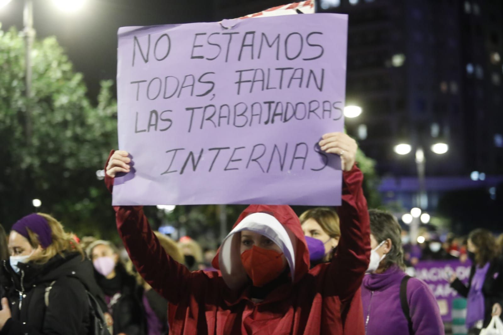 Manifestación 25N en València contra la violencia machista