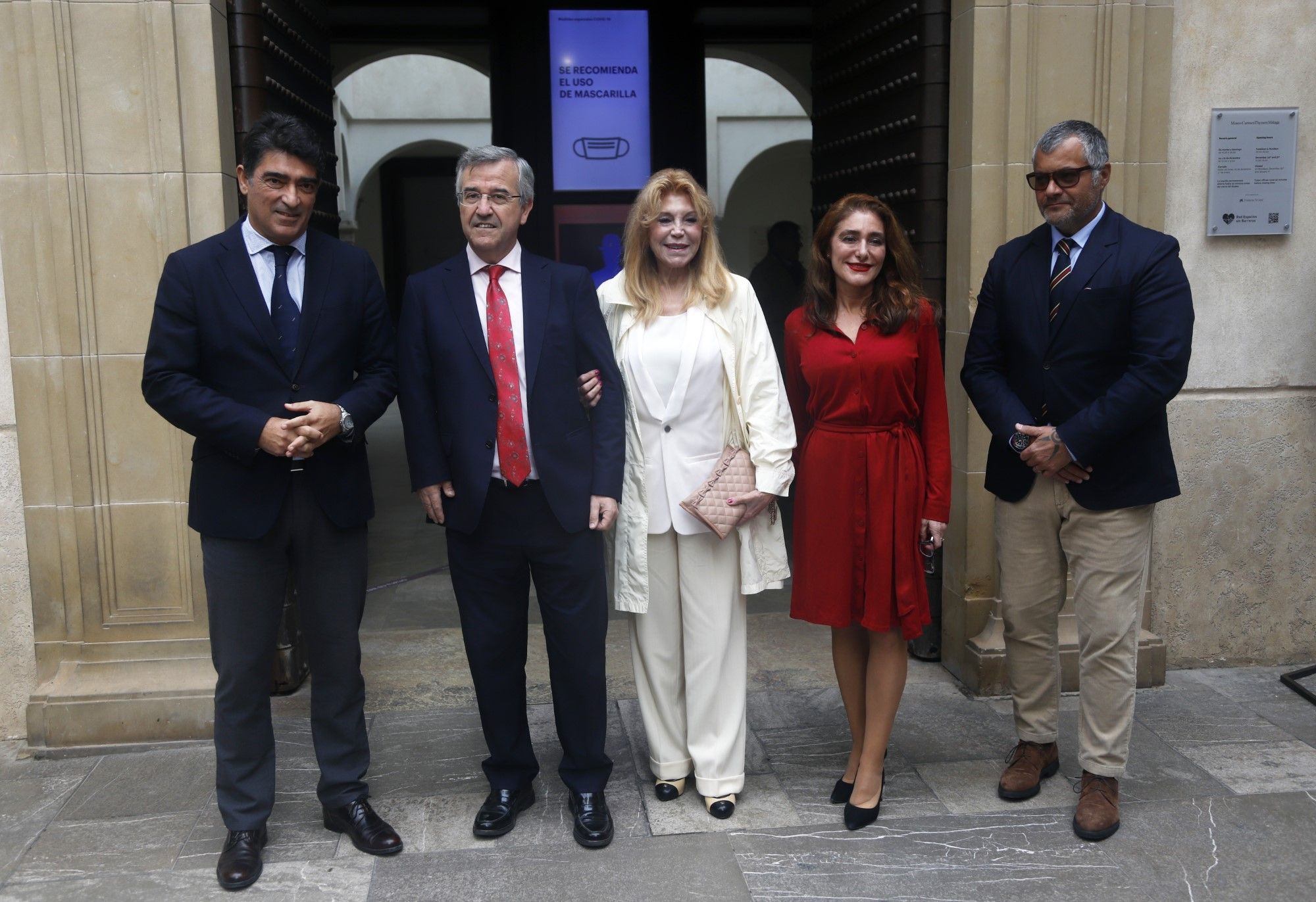 Carmen Thyssen visita Málaga para presentar su nuevo proyecto museográfico en Estepona