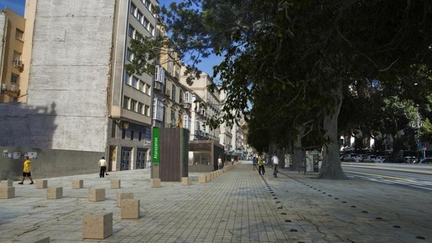 Recreación de cómo quedará el tramo de la Alameda una vez construido el metro.