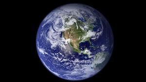 Una fotografía de la Nasa del planeta Tierra.