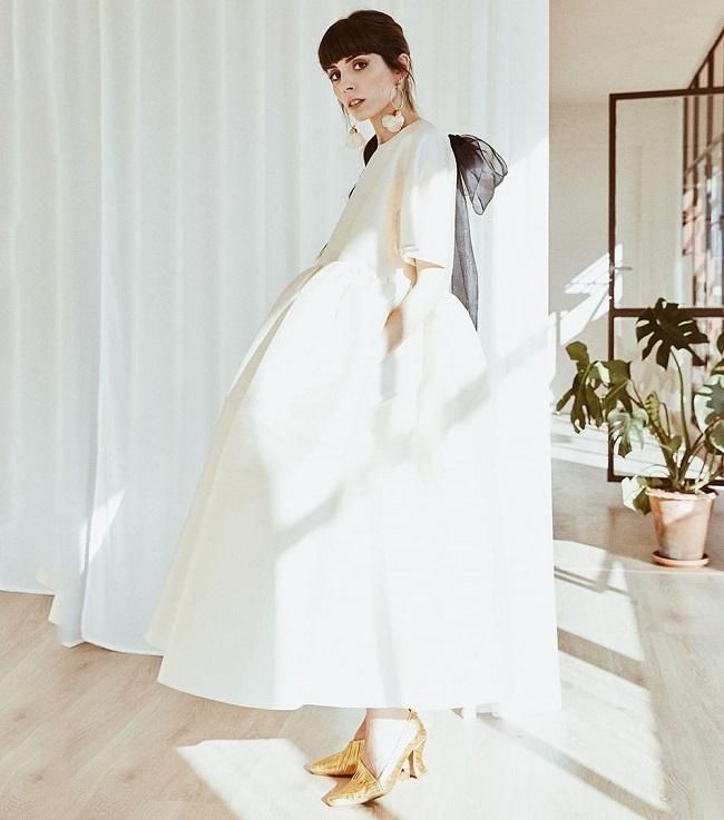 El vestido lleno de volumen de The 2nd Skin Co