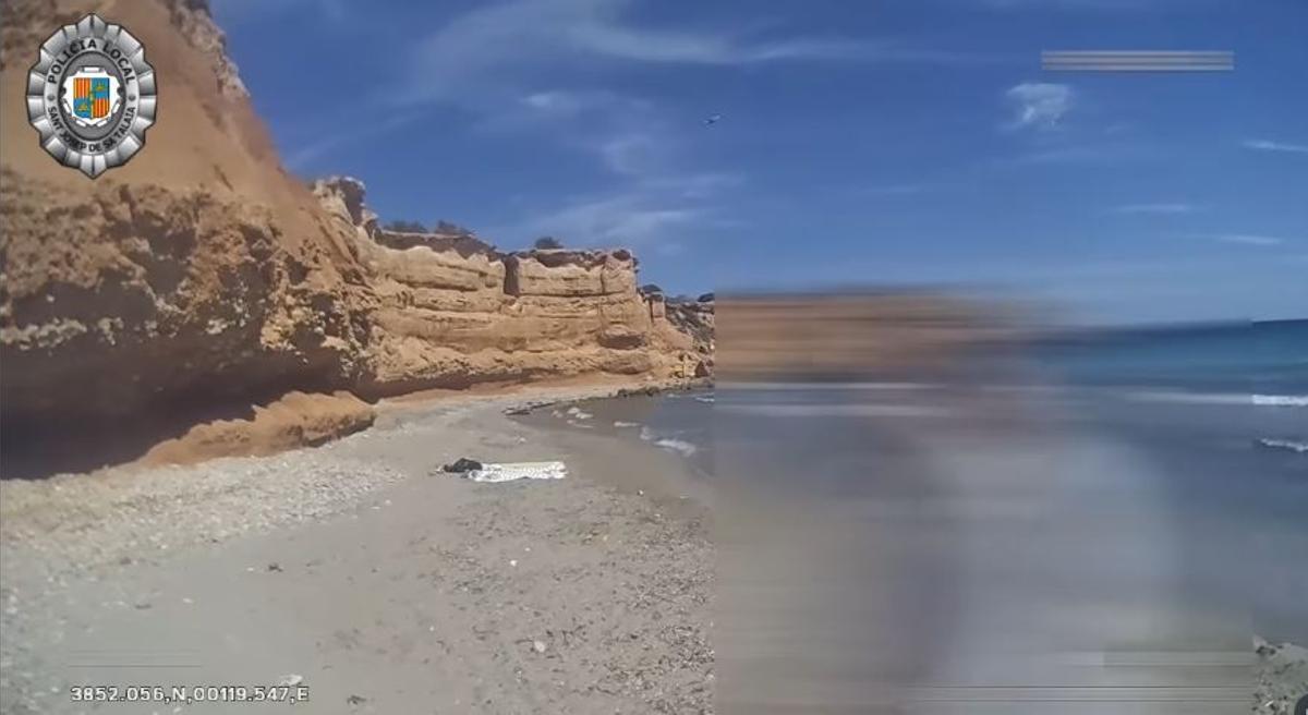 Actuación policial en es Bol Nou.