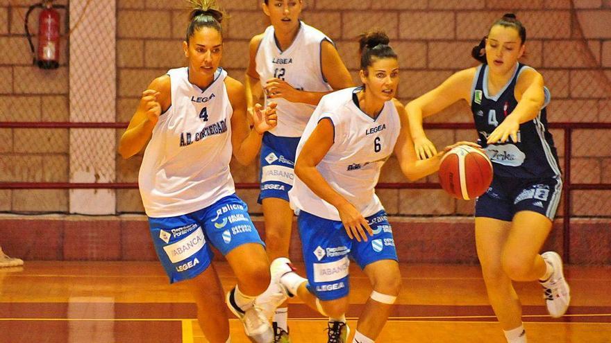 Las jugadoras del Cortegada tendrán esta tarde como rival al Maristas coruñés en Fontecarmoa.