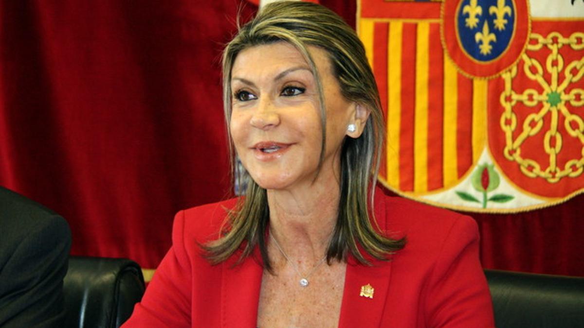La delegada del Gobierno en Catalunya, María de los Llanos de Luna, en una imagen de mayo pasado.