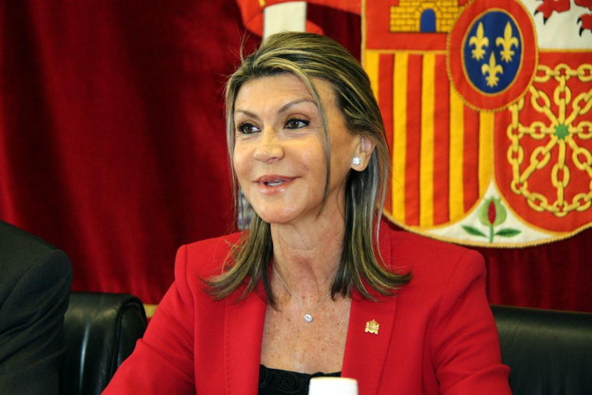 La delegada del Gobierno en Catalunya, María de los Llanos de Luna, en una imagen de mayo pasado.