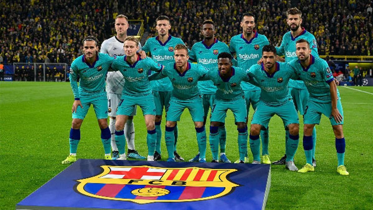 El 1x1 del Barça contra el Borussia Dortmund al descanso