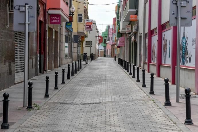 25-03-20 GRAN CANARIA. TELDE. TELDE. Recorrido por la ciudad de Telde para vera su desolación.   Fotos: Juan Castro.  | 25/03/2020 | Fotógrafo: Juan Carlos Castro