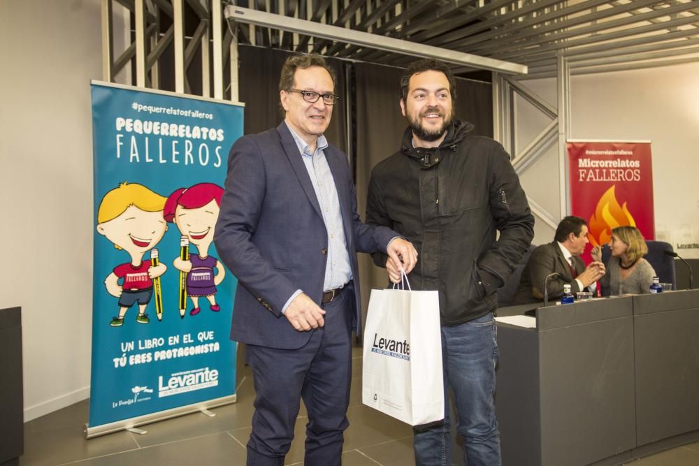 Entrega de premios del concurso de Microrrelatos Falleros de Levante EMV