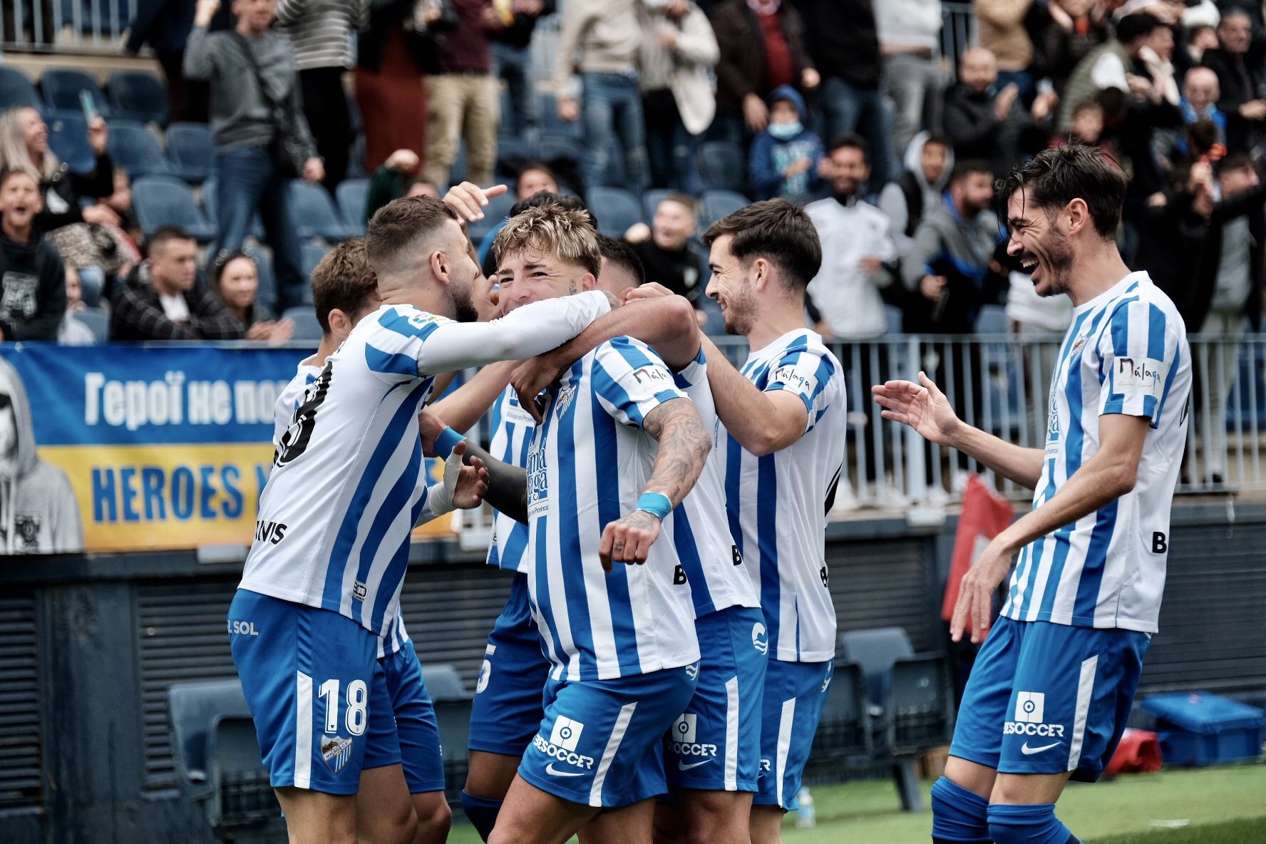 Las imágenes del Málaga CF - SD Éibar en La Rosaleda