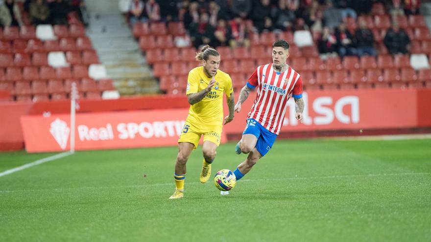 Sporting de Gijón-UD Las Palmas: Superioridad de líder (0-1)