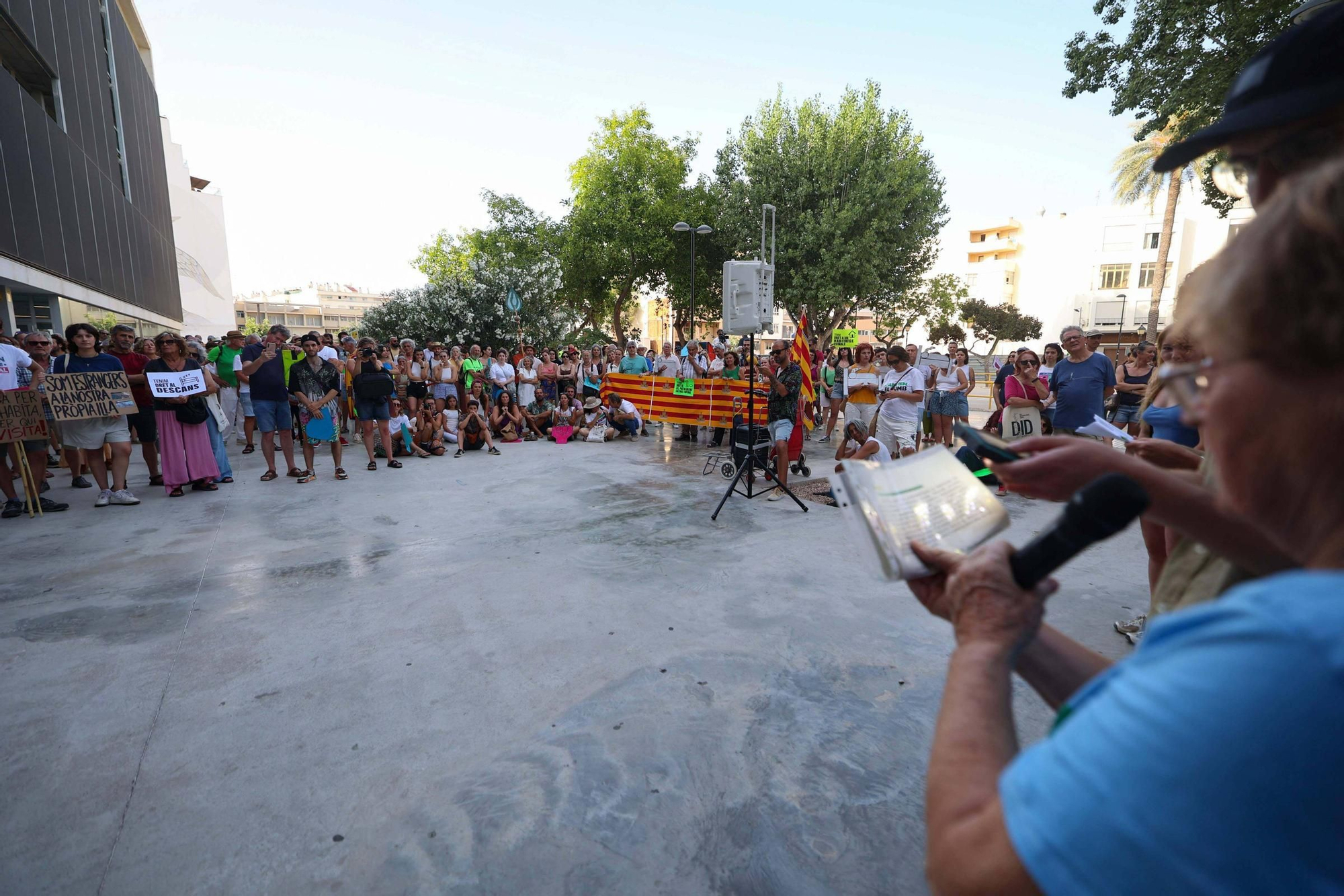 Manifestación contra la masificación turística en Ibiza