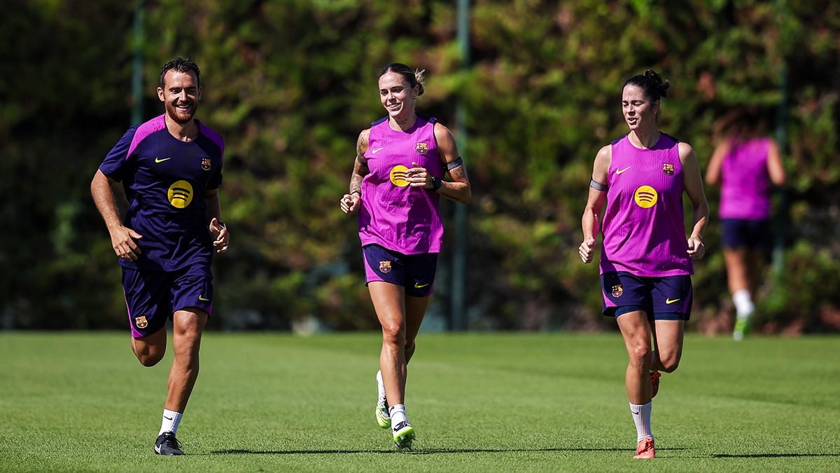 El Barça femenino vuelve al trabajo: primer entrenamiento de la temporada