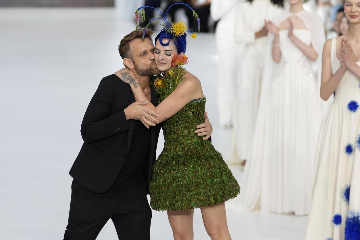 Desfile de Mariano Moreno en la Barcelona Bridal Fashino Week
