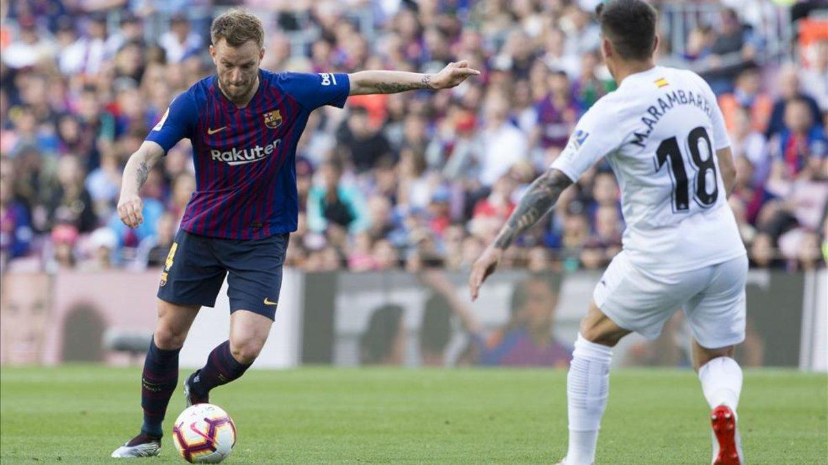 Rakitic hizo un partido discreto contra el Getafe