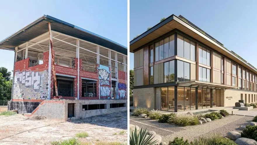 Así puede cambiar la entrada norte de Alicante: de edificio abandonado a candidato de hotel de cuatro estrellas